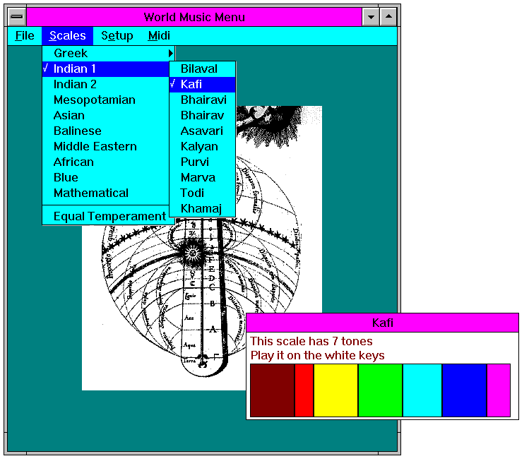 World Music Menu Screen Shot